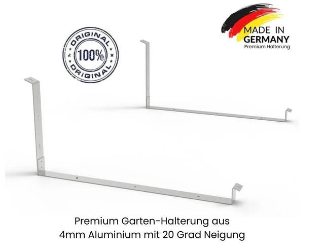Gartenhalterung für ein PV-Modul