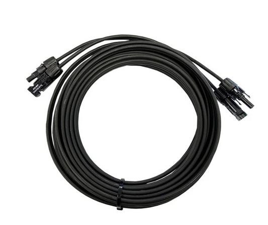 Solarkabel  vers. Längen (Paar) 4mm² mit MC4 Solarstecker beidseitig montiert